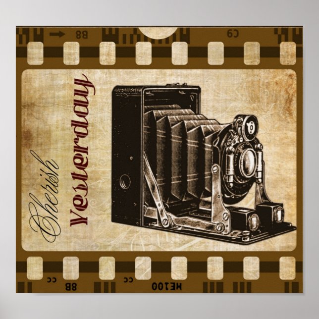 Poster Film photographique vintage (Devant)