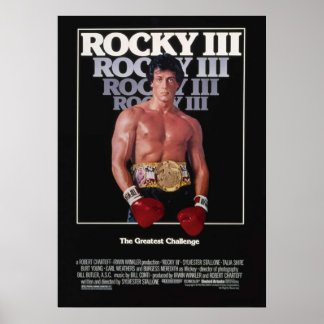 POSTER FILM ROCKY III