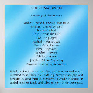 Poster Fils d'Israël