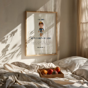 Poster Fils du roi Christian Baby Print