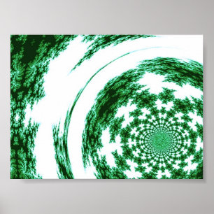 Poster Fils verts filés