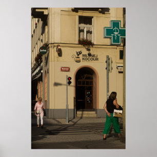 Poster Fin après-midi à Vinohrady, Prague