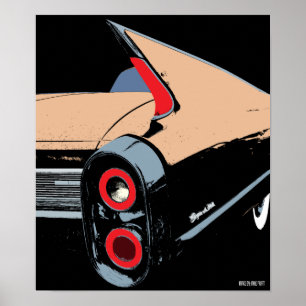 Poster Fin Cadillac - 1962