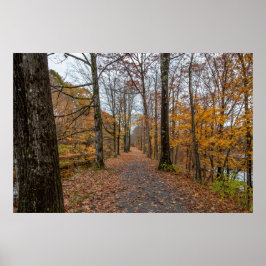 Poster Fin de l'automne sur l'affiche de la piste du cana