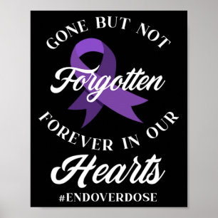 Poster Fin de l'overdose Mémorial d'un proche Journée de