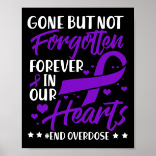 Poster Fin de l'overdose Mémorial d'un proche Sensibilisa