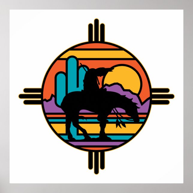 Poster Fin du sentier Amérindiens (Devant)