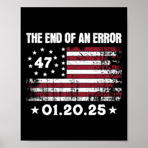 Poster Fin d'une erreur 20 janvier 2025 inauguration de T