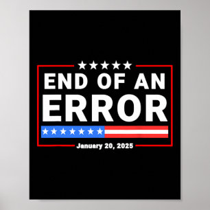 Poster Fin D'Une Erreur 20 Janvier 2025 Inauguration De T