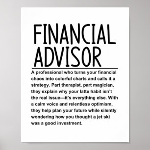 Poster Financial advisor