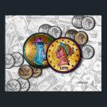 Poster & Fine Art - Big Coin Pop Kunst<br><div class="desc">Für alle, die Geld Liebe, kann nicht genug Geld bekommen, brauchen mehr moolah und sehnen sich nach Währung! Hier ist eine kleine Pop-Kunst, die Ihre Brieftasche kitzeln und Ihre Handtasche verwöhnen sollte! Big Coins Pop Art bringt eine zeitgenössische und farbenfrohe Touch von Blitz und Bargeld in Ihr Leben! Broker deine...</div>
