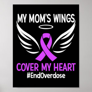 Poster Finir l'overdose Les ailes de ma mère Couvrir mon