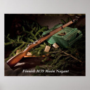 Poster Finlandais M39 Mosin Nagant