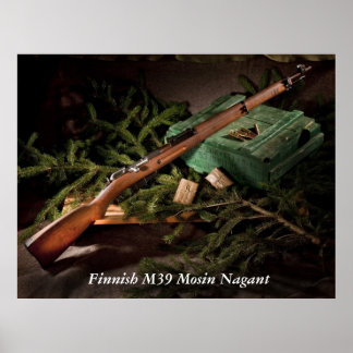 Poster Finlandais M39 Mosin Nagant