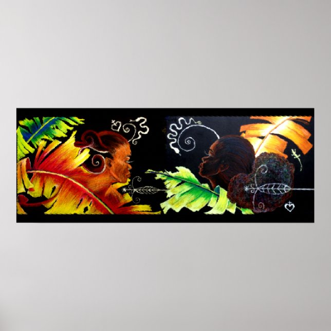 Poster Fire and Bliss - Miami Glass Block (Devant)