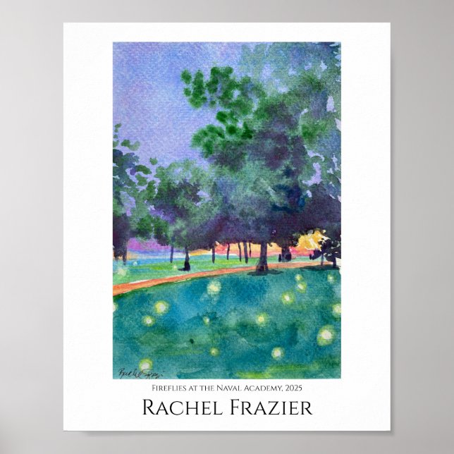 Poster Fireflies at the Naval Academy (Devant)