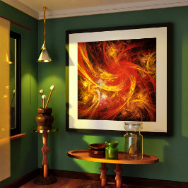 Poster Firestorm Nova Art Abstrait