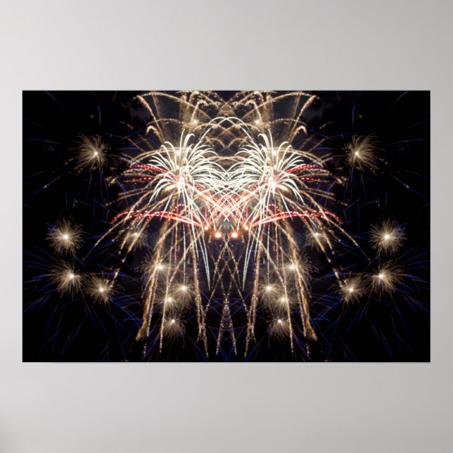 Poster Fireworks Art : "Griffin" art numérique original (Devant)