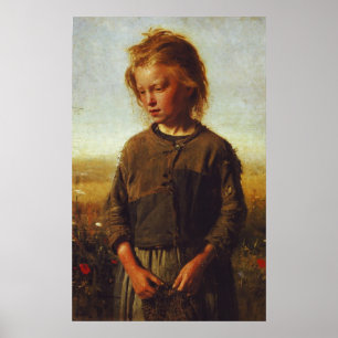 Poster Fisher girl, 1874