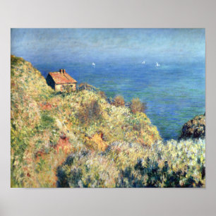 Poster Fishermans Hut at Varengeville by Monet Print