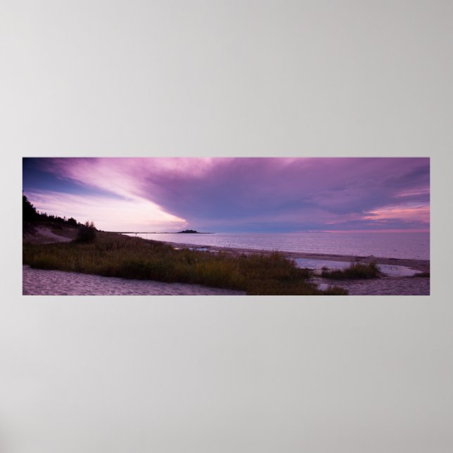 Poster Fisherman's Island State Park, Michigan (Devant)