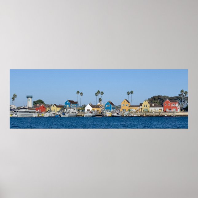 Poster Fisherman's Village - Marina Del Rey, CA (Devant)