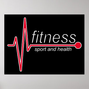 Poster Fitness et sport