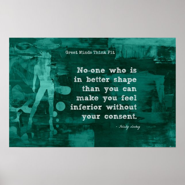 Poster Fitness for Self-Confidence ! (Devant)