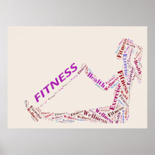 Poster Fitness girl