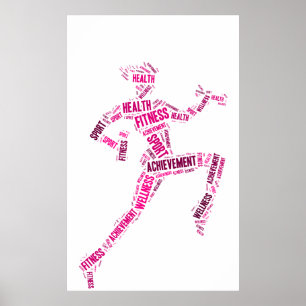 Poster Fitness girl