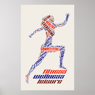 Poster Fitness girl