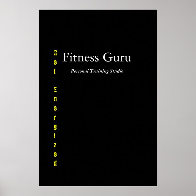 Poster Fitness Guru (Devant)