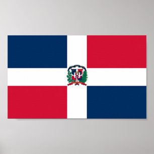 Poster Flag of Dominican Republic