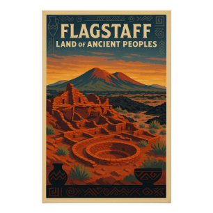 Poster Flagstaff - Patrimoine autochtone et ruines antiqu