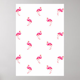 Poster Flamant rose