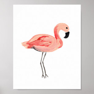 POSTER FLAMANT ROSE 1