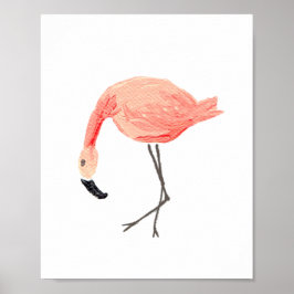 POSTER FLAMANT ROSE 2