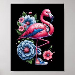 Poster Flamant rose Chaussures Comma La Kamala Harris 202