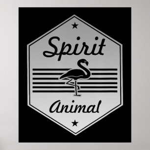 Poster Flamant rose   Mon costume de Flamant rose animal 