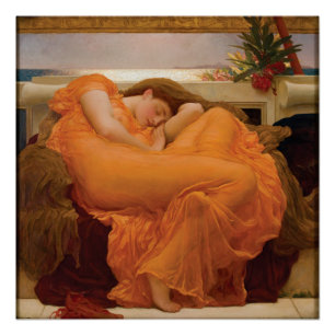 Poster Flambant juin Frederic Leighton brillant