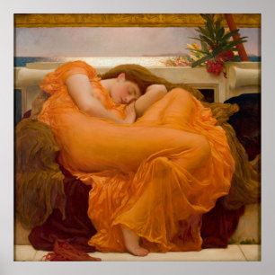 Poster Flambant juin - seigneur Leighton de Frederic