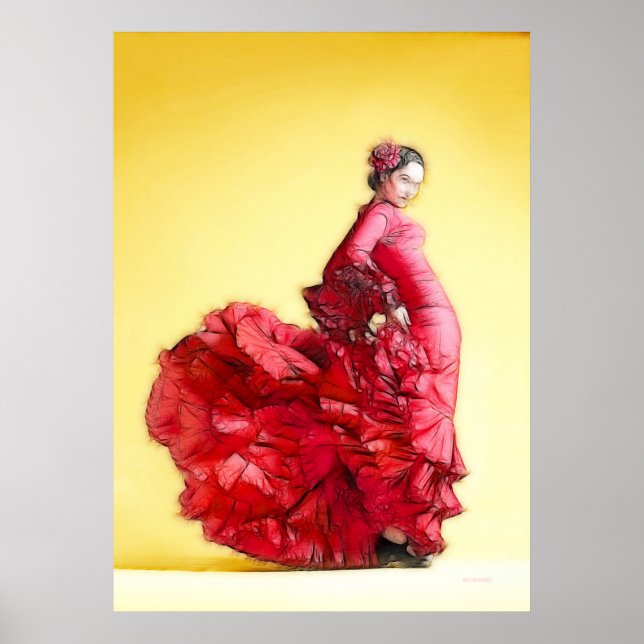 POSTER FLAMENCO (Devant)
