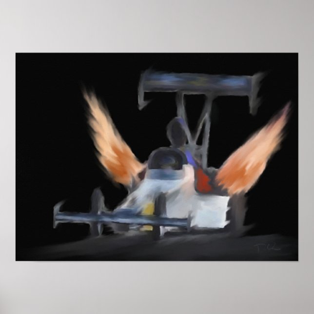 Poster Flames (Devant)