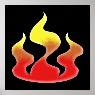Poster Flames
