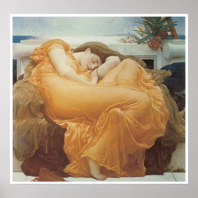 Poster Flaming June, c. 1895 Lord Frederic Leighton (Devant)