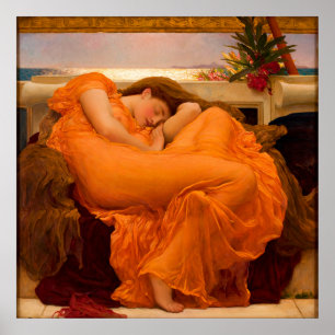Poster Flaming June de Frederic Leighton