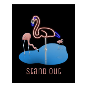 Poster Flaminglow -