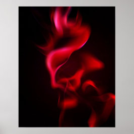 Poster Flamme d'art moderne