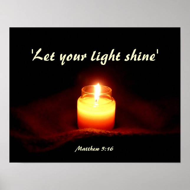 Poster flamme de bougies ! (Devant)