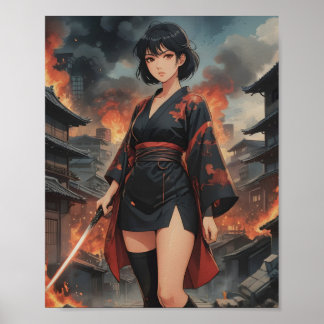 Poster flammes de résolution 2